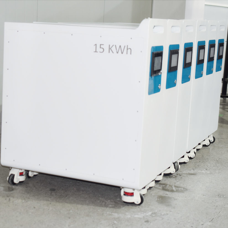 높은 효율성 51.2V 10-15KWh 저장 리?? 이온 배터리 셀과 스마트 BMS