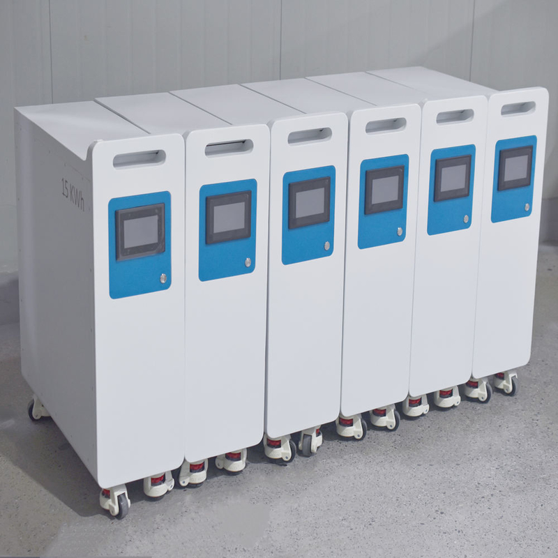 높은 효율성 51.2V 10-15KWh 저장 리?? 이온 배터리 셀과 스마트 BMS