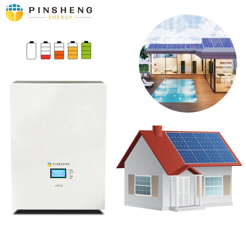핑싱 철소화물 배터리 10kwh 벽에 장착된 배터리 라이프포4 48V 51.2V 리?? 이온 태양 전지 200ah