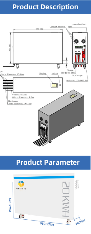 핑싱 소매 라이프포4 배터리 200ah 가정용 에너지 저장 배터리 10kwh 태양광용 20kwh