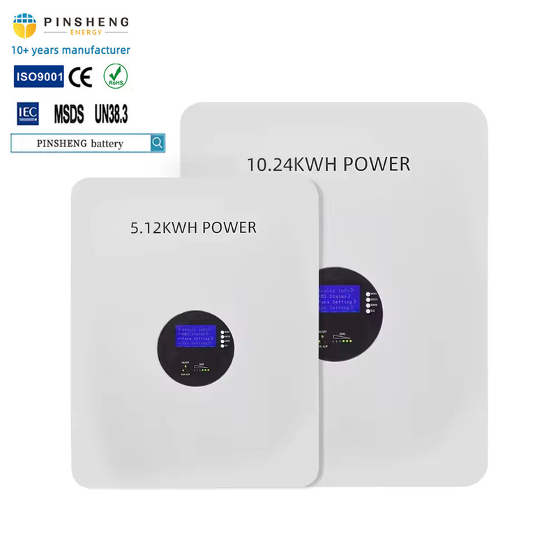 48V 리?? 이온 배터리 총 용량 10KWH 5KWH 라이프포4 배터리 200AH 100AH 새 설계 된 모양으로