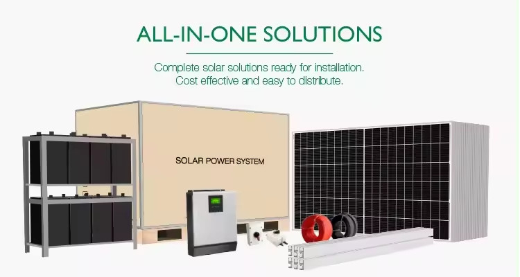 가정형 태양 에너지 시스템 60KW, 80KW, 100KW 및 지능형 제어 시스템