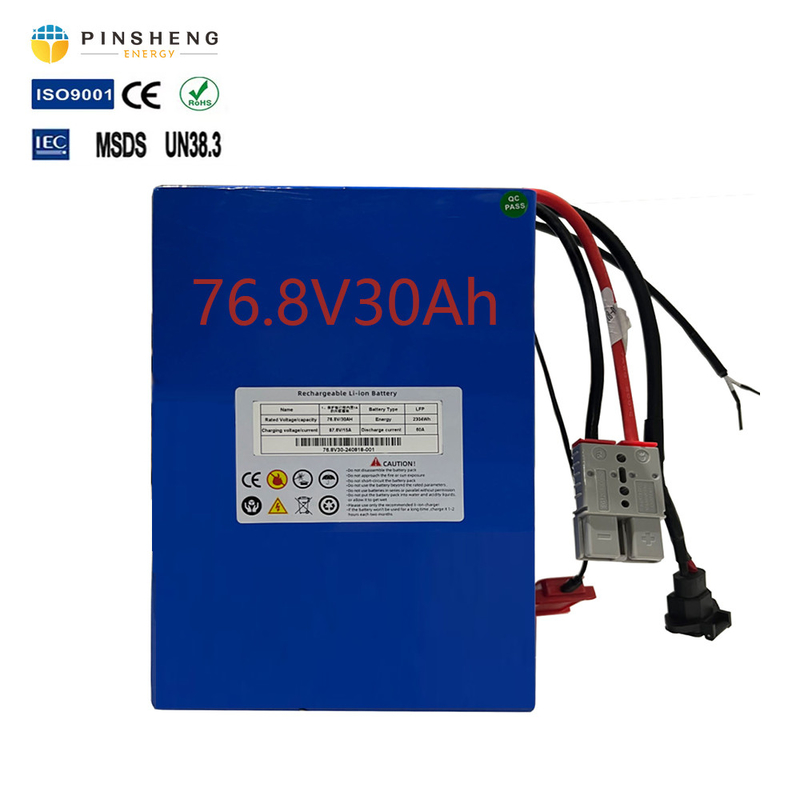 내장된 스마트 BMS 보호로 사용자 정의 가능한 76.8V 50Ah 전기 오토바이 리?? 배터리 OEM ODM