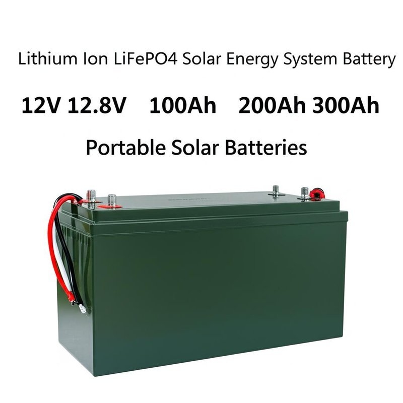 핑싱 에너지 리?? 이온 LiFePO4 태양 에너지 시스템 배터리 12V 12.8V 100Ah 200Ah 300Ah 휴대용 태양 전지