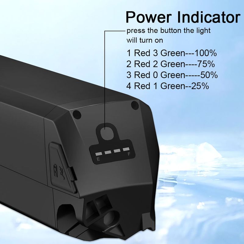 Dorado 36V 30AH 48V 25AH 21700 셀 Ebike 숨겨진 배터리 리튬 배터리 팩 전기 자전거용