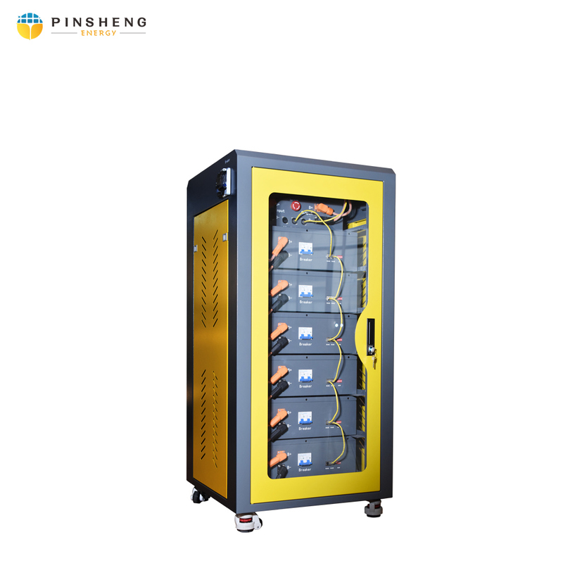 PINSHENG 100kWh 215kWh 리튬 배터리 전력 저장 에너지 컨테이너 시스템, 공장용 51.2V 시스템 전압 태양광 발전 배터리 시스템