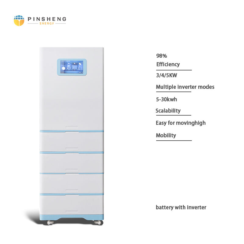 도매 가격 태양광 48v 5120wh 10kwh ess 모든 것이 한 개의 스택 할 수 있는 리?? 배터리 인버터 포함 가정용 에너지 저장 시스템