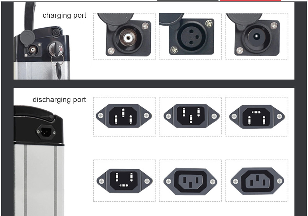 OEM 재충전 배터리 24v 36v 48v E-바이크 리온 배터리 10ah 12.5ah 20ah 25ah 30ah