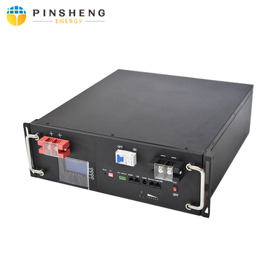스마트 BMS 51.2V DC LifePO4 배터리 셀 하이브리드 인버터와 함께 깊은 사이클 수명