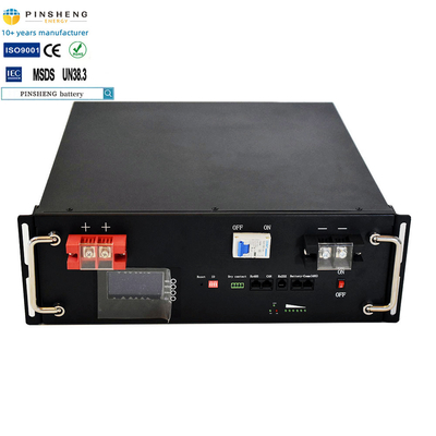 51.2v 100ah 리?? 이온 배터리 48V 100Ah 5kw Lifepo4 배터리 셀 캐비닛 항공 플러그와 배터리 팩