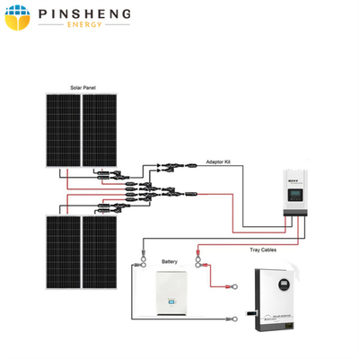 오프 그리드 완전한 태양계 배터리 저장 5 킬로와트시 10 kw 8 kw